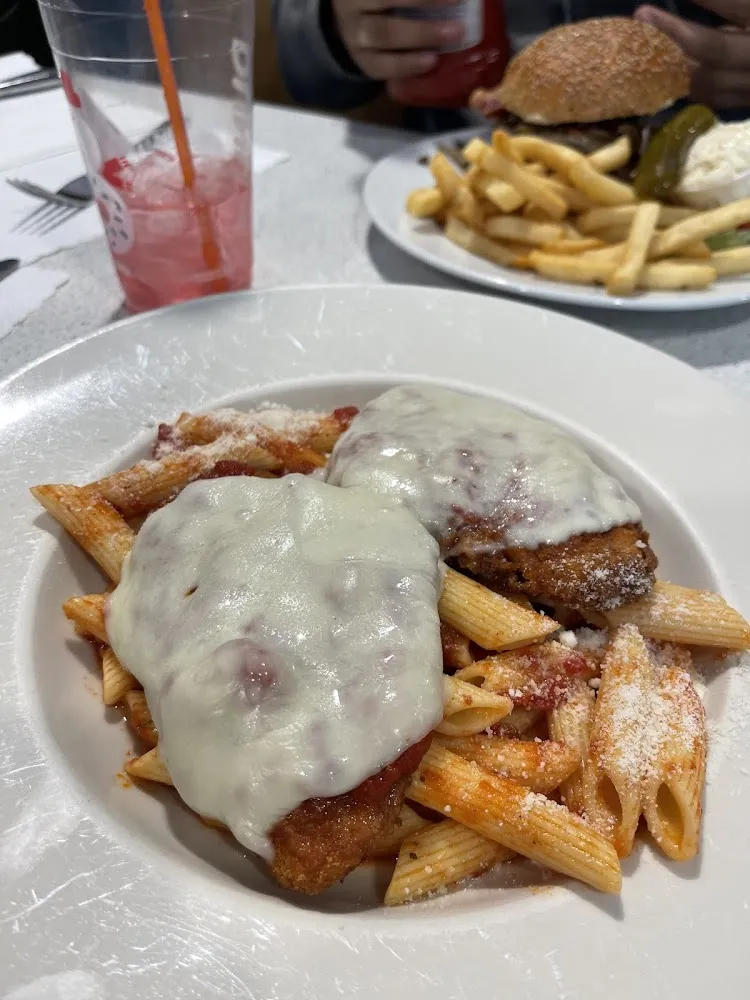 Chicken Parmesan with Penne Pasta